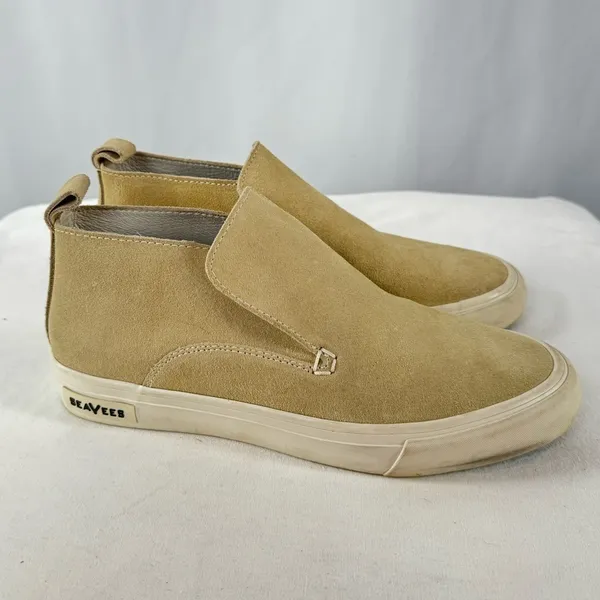 SeaVees Huntington Middie Suede Slip On Shoe in Taupe‎ Size 8.5 - Image 2