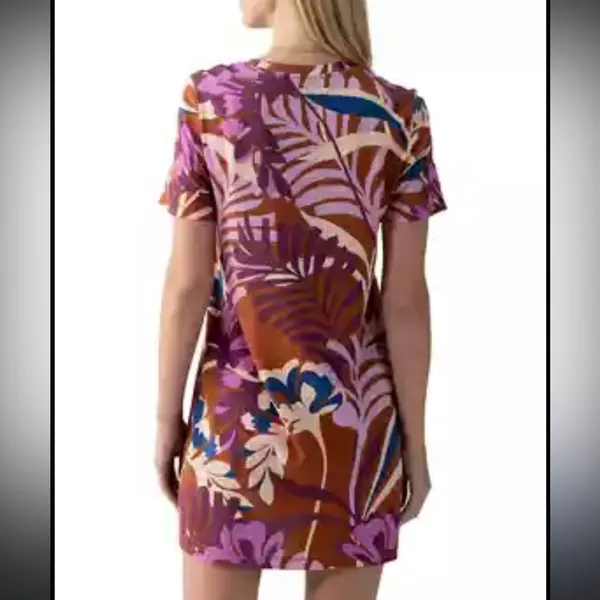 NWT $89 Sanctuary “The Only One” Tropical‎ Print T-Shirt Dress – Size Small - Image 2