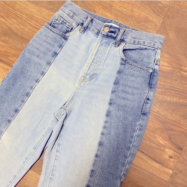 Pacsun Eco Two-Tone '90s Boyfriend Jeans High-rise Straight leg Size 24 - Image 6
