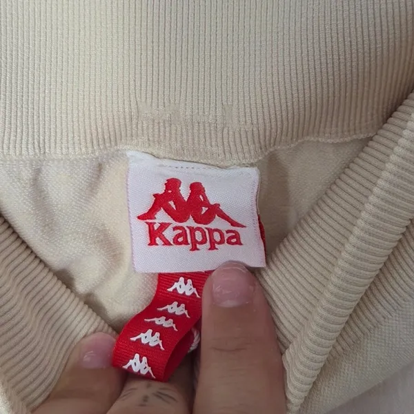 Kappa Beige Seamless Ankle High Rise Activewear Leggings Size Medium-Large - Image 3