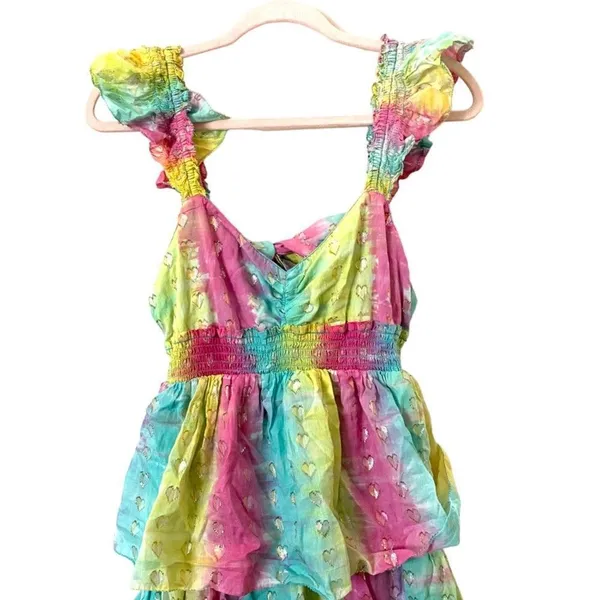 SAYLOR Leola Tiered‎ Midi Dress Sz XL - Image 5