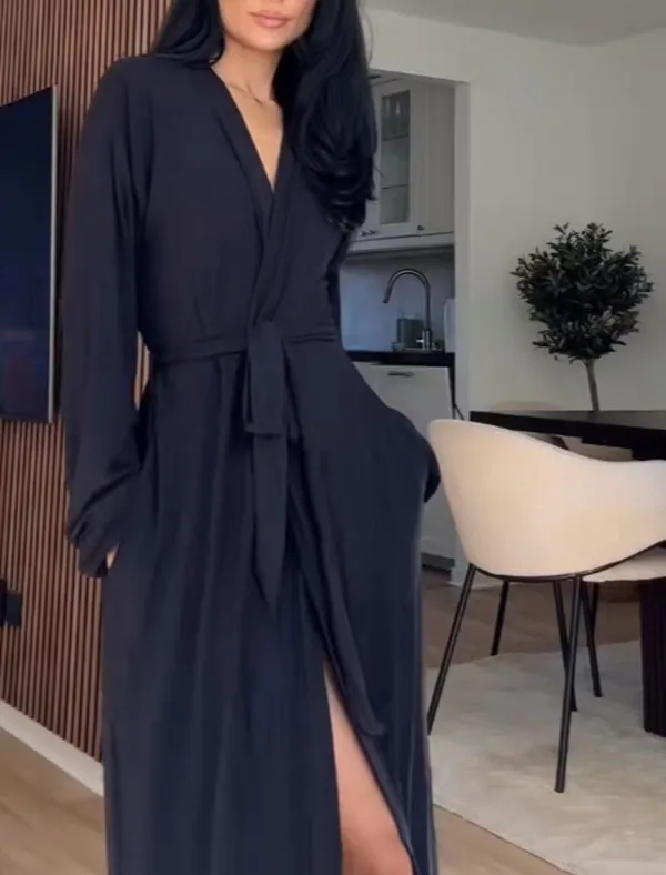 SKIMS Soft Lounge Long Robe M - Image 3