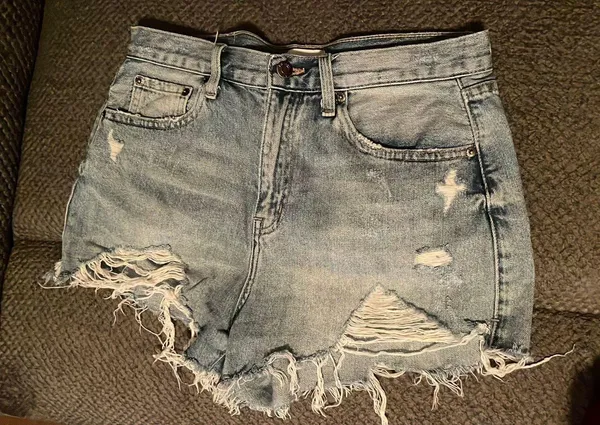 Distressed Jean Shorts - Image 2