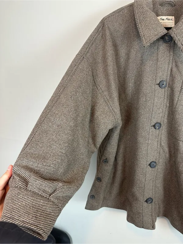 Free People Jessica Shirt Jacket Size L - Image 11