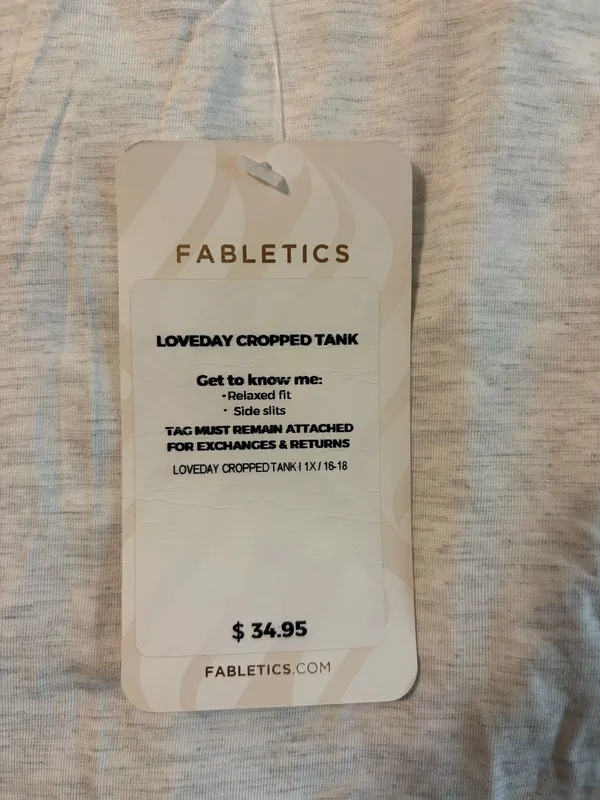 Fabletics Cropped Tank - Image 3