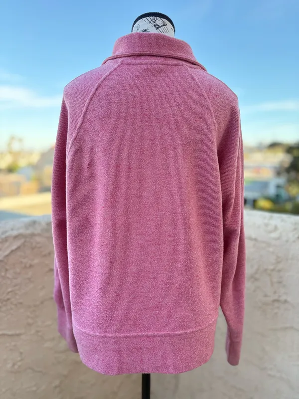 Nike Hypernatural Therma-fit fleece half-zip sweater dessert berry size S small - Image 5