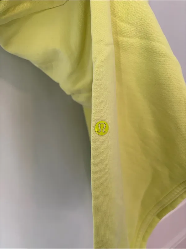 Lululemon Scuba High-Rise Cropped Jogger Sz 8 Wasabi Green Neon Yellow Athlete - Image 7