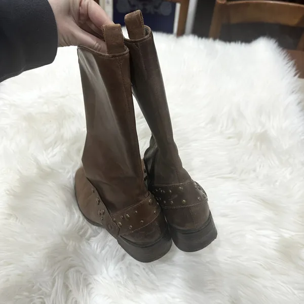 Matisse Studded Western Leather Cowboy Boot Sz 7 - Image 8