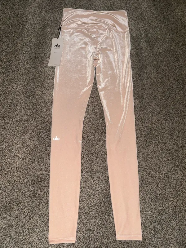Alo Yoga High-Waist Posh Legging in Nectar, Size XS - Image 2