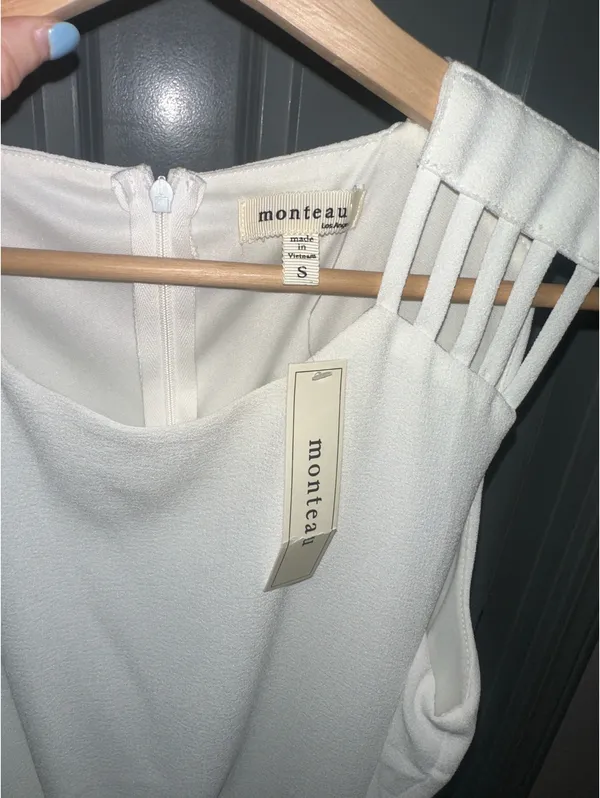 Monteau White Romper - Image 5