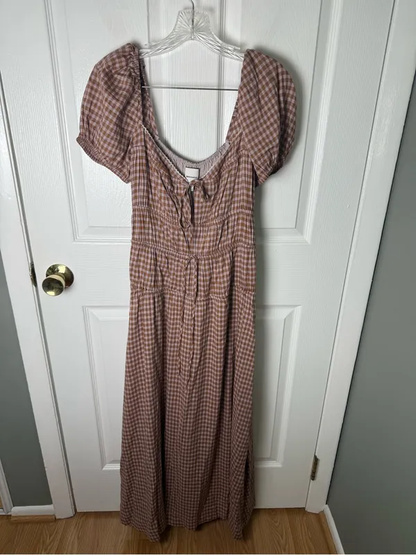 Reformation Rhett Dress in Audrie Check Gingham 6 - Image 2