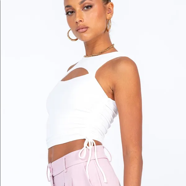 Princess Polly Lynlee Top in White Size 0 - Image 3