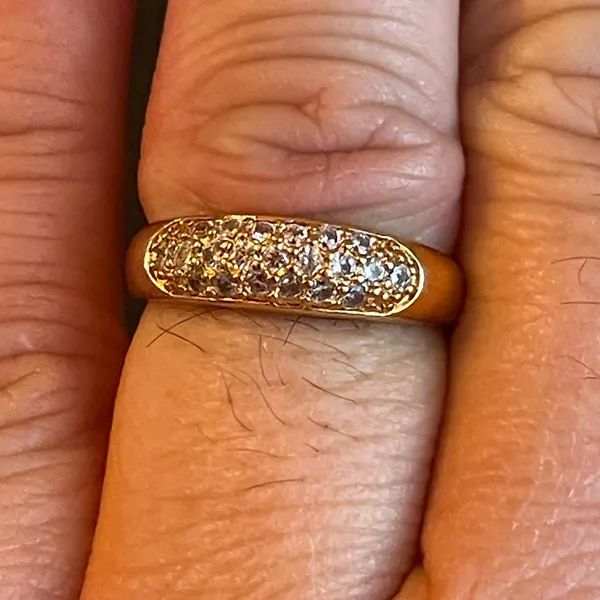 Cute Austrian crystal 18k gold plated ring - Image 8