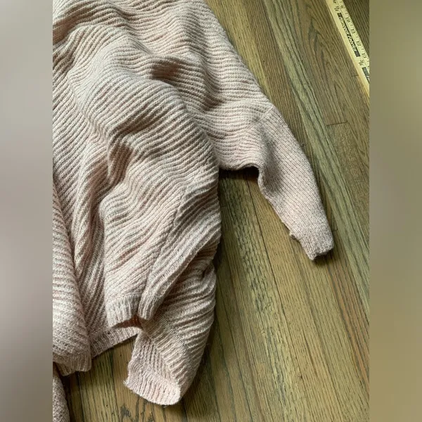 Sleeping in the snow pink cardigan small Anthropologie - Image 8