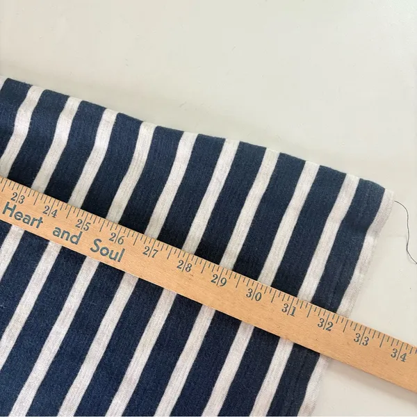 Ralph Lauren Crew Neck Tennis Dress Women’s Navy Blue White Striped Size L - Image 7