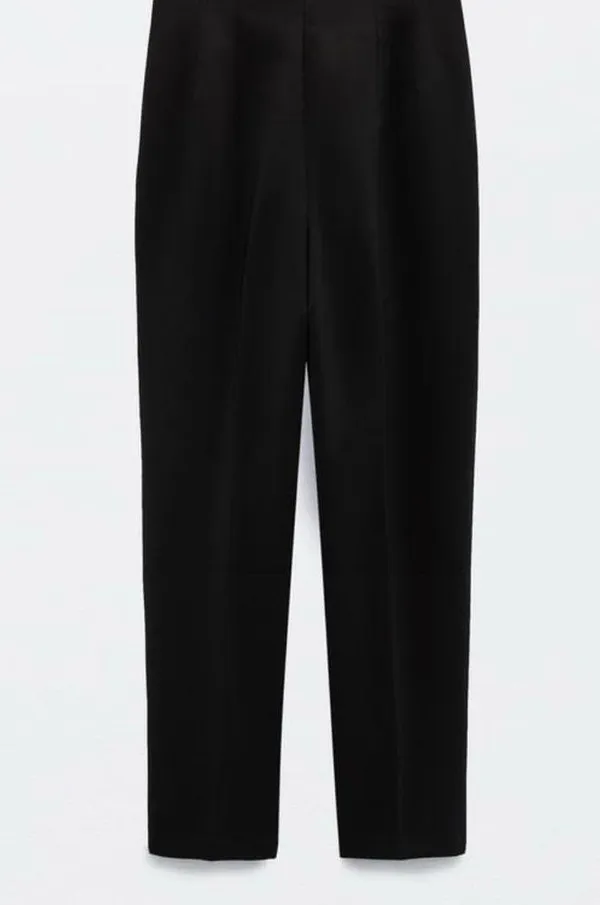 Basic Elastic Waist Ankle Joggers in Black With Pockets XS NWT - Image 3