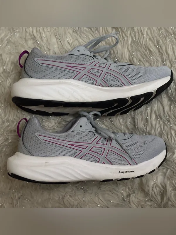 ASICS Gel Contend Light Gray with Purple Accents Women’s Running Shoes Size US 8 - Image 5