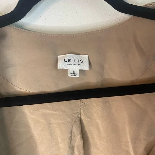 Lelis collection cropped blazer Tan - Image 2