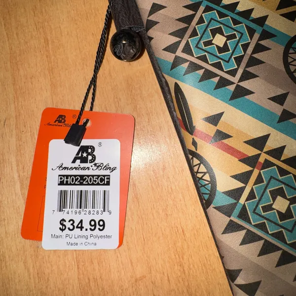 American Bling Southwestern Aztec Dreamcatcher Crossbody Phone‎ Bag NEW - Image 2