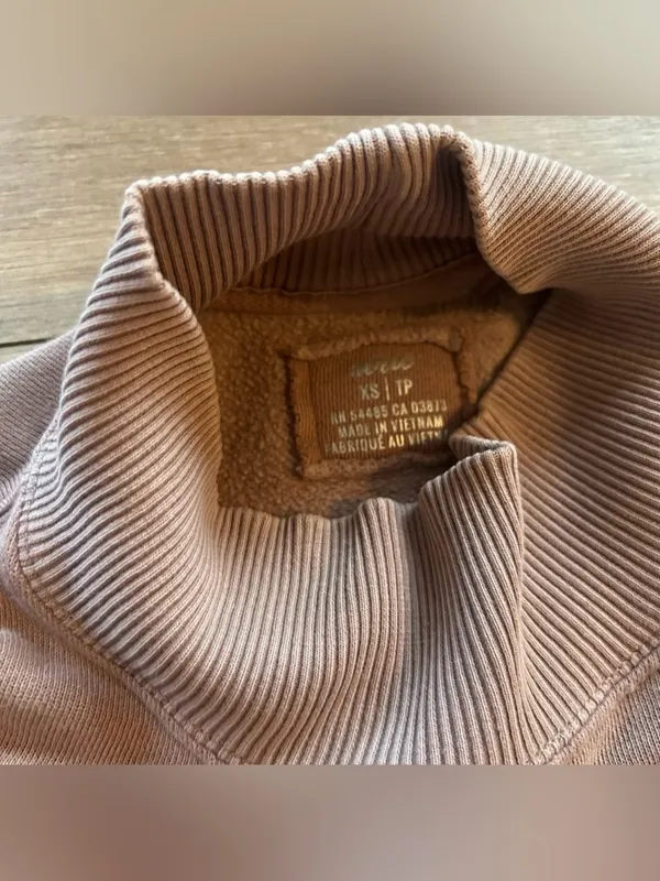 OFFLINE By Aerie Cloud Fleece Oversized Mockneck Sweatshirt | Brown - Image 4