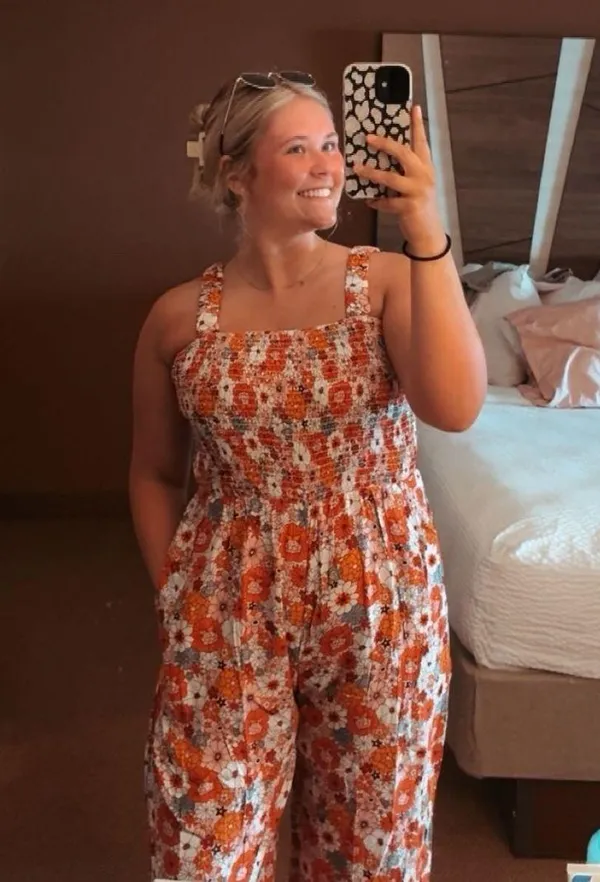 Jumpsuit Orange Size M - Image 2