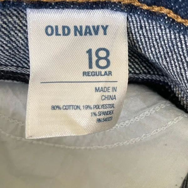 Old Navy Jeans Women Flared Leg Casual Size 18‎ Blue Denim Durable Minimalistic - Image 9