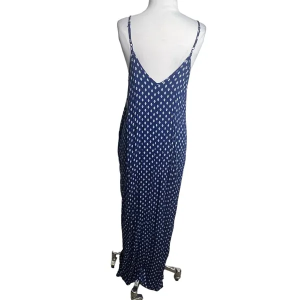 NWT Lulu’s Wander‎ West Navy Blue Southwest Print Maxi Dress Sz XS/S - Image 6