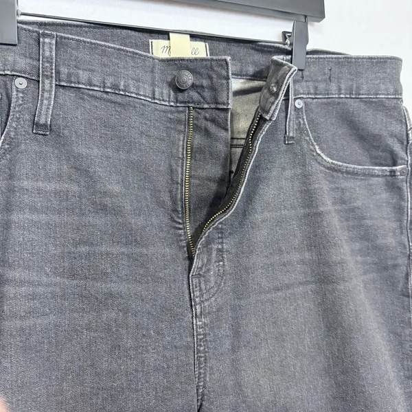 NEW Madewell The Perfect Vintage Crop Jean Summer Wash High Rise Jeans Womens 35 - Image 7