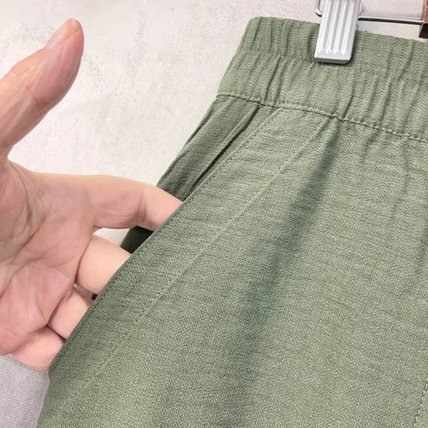 Standard Surplus Womens Wanderer Wide Leg Crop Pants Size L Minimal Coastal - Image 4