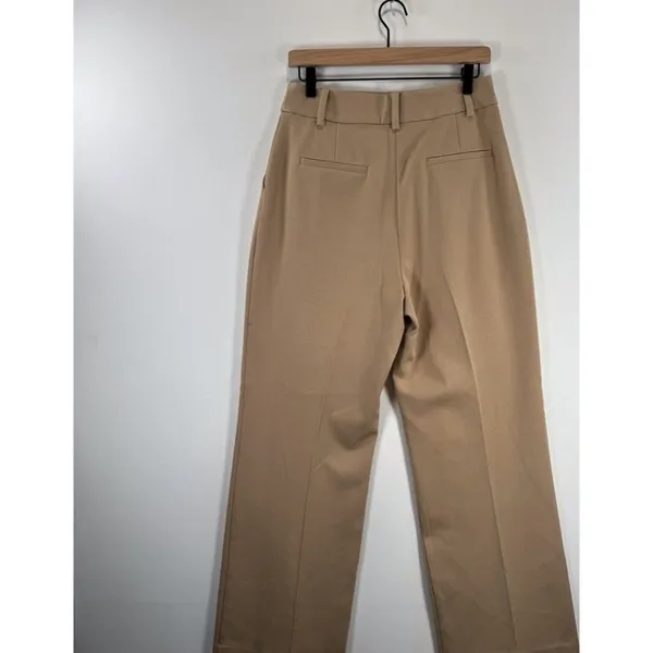 Favorite Daughter Womens Pants Brown Pleated High Rise Wide Leg Stretch Size 8 - Image 9