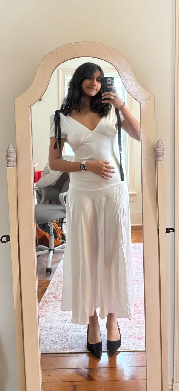 Du Cap Lioness Maxi Dress Porcelain Revolve White Size M - Image 2