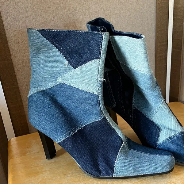 LEI patchwork boots 9 - Image 4