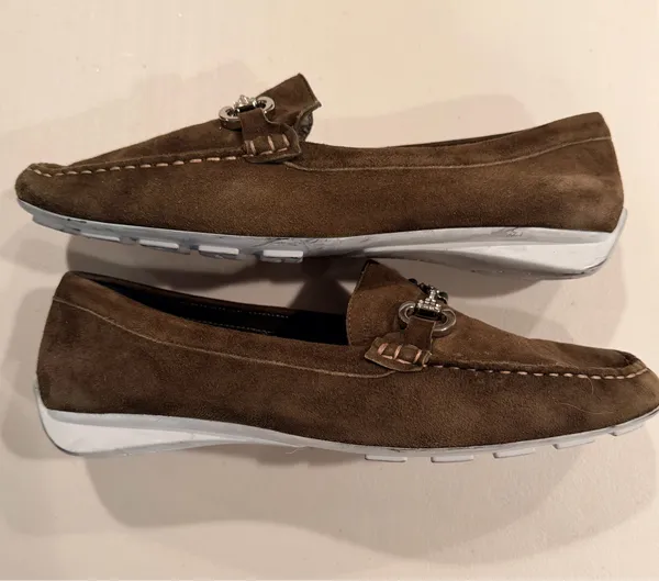 GEOX respira | women’s loafer shoe with horsebit accent. Size: 39/8-8.5 - Image 9