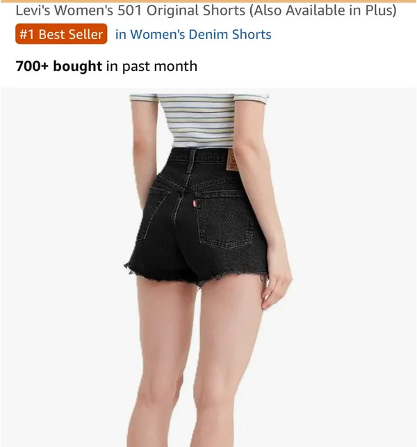 Levi’s Women’s Original 501 Shorts - Image 3