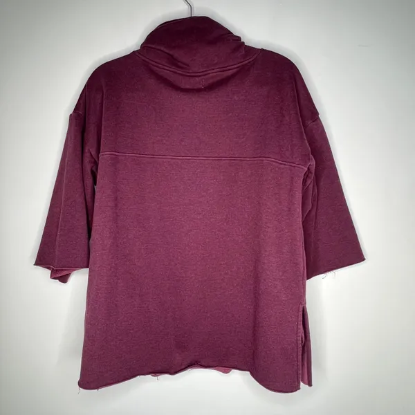 UGG Purple Fleece Lined Astrid Poncho Sweatshirt Size XS/Small - Image 4