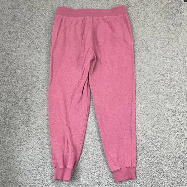 Reebok Joggers Women XL Pink Lounge Athletic Sportswear Pull On Drawstring - Image 5