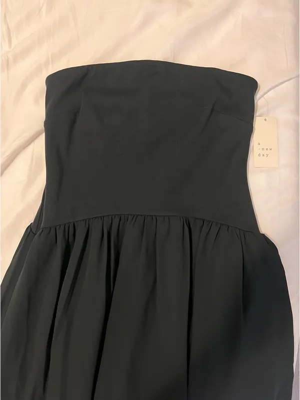 A New Day Black strapless elegant dress - Image 3