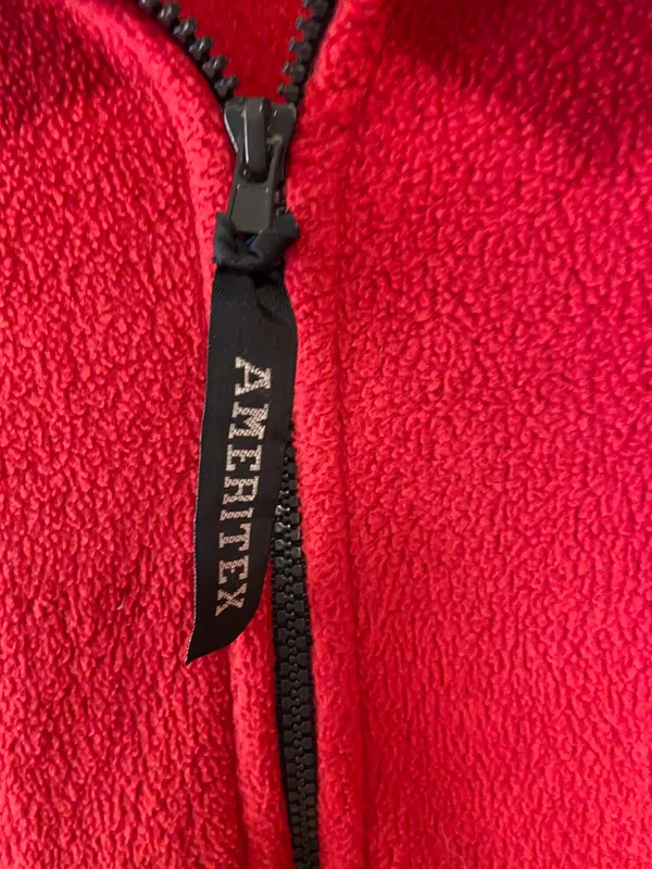 Ameritex USA vintage San Diego red zip up Sherpa jacket - Image 3