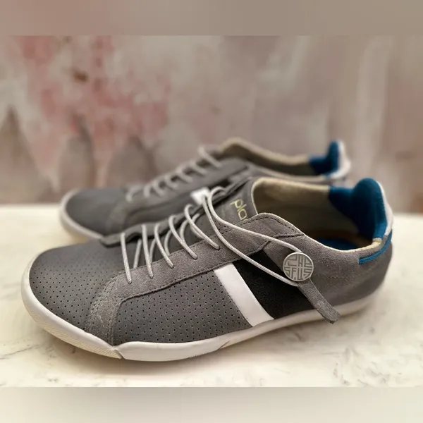 PLAE Mulberry Limestone Stay Laced Suede Sneakers Women Sz 8 Outdoor Tennis READ - Image 5