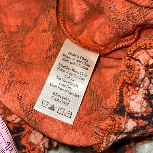 Anthropologie‎ Porridge Elisabeth Boho Peasant Blouse Top Size Small - Image 6