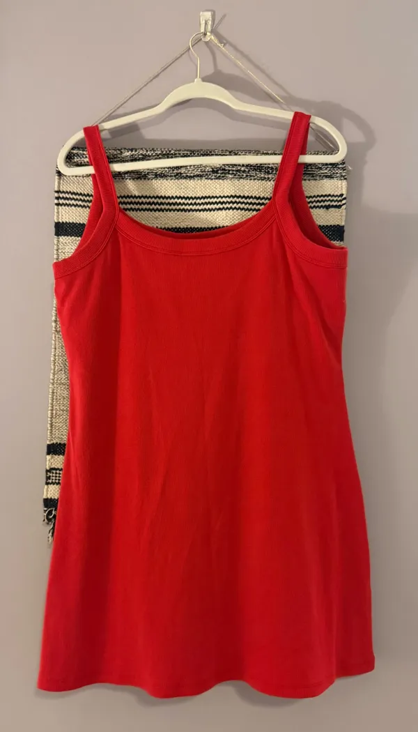 Abercrombie Red Mini Knit Dress - Image 2