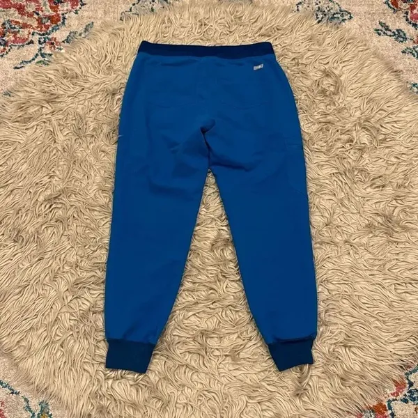 Figs scrub pants size small petite alps blue - Image 4