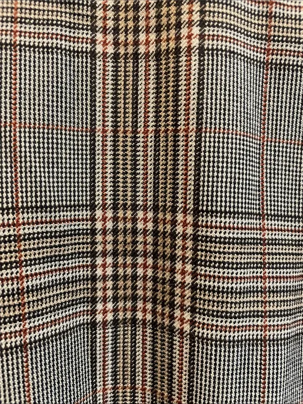POL Oversized Single Breasted Button Plaid Boyfriend Blazer Relaxed Size M - Image 9