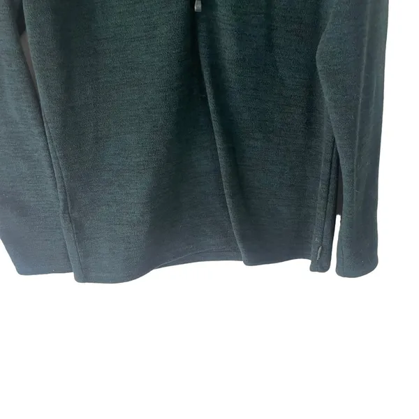 Eddie Bauer Women's Size Small Green Half‎ Zip Fleece Pullover Sweater - Image 4