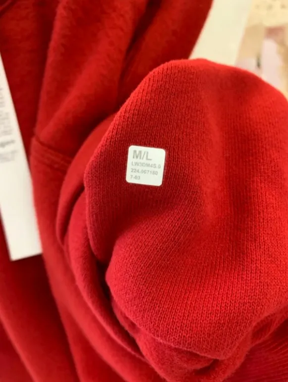 Lululemon Scuba Oversized Half-Zip Hoodie College Crimson - Image 6
