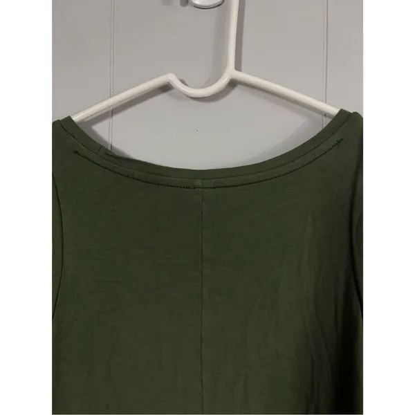 Old Navy Sage Green Stretch Maxi Dress Sleeveless Summer Cottagecore Spring XS - Image 3