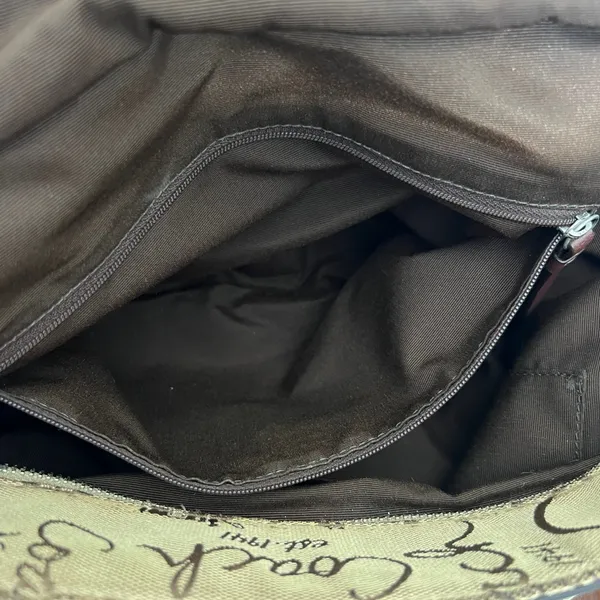 VINTAGE Coach Horse & Carriage brown canvas and leather trim tote bag - Image 13