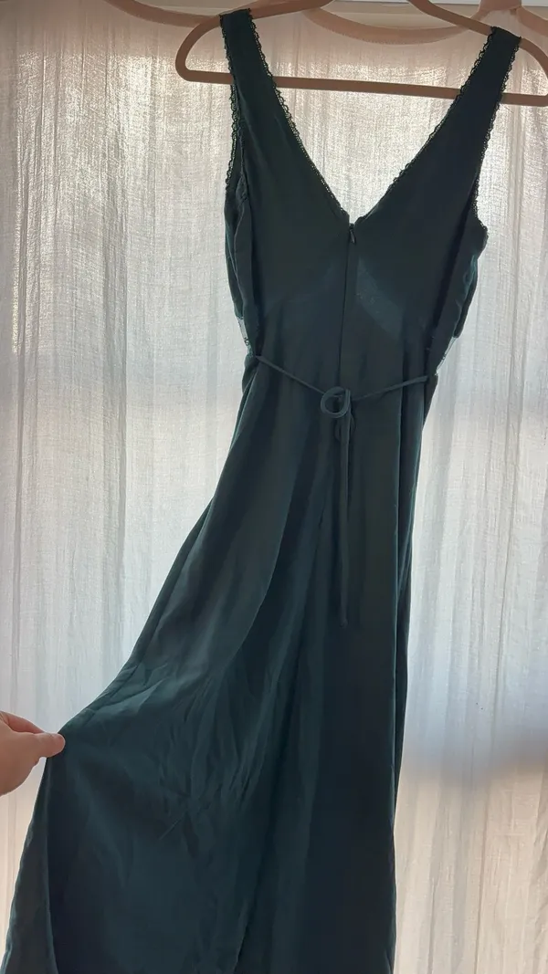 Wild Fable Dress with mesh detail. Such a beautiful color! - Image 6