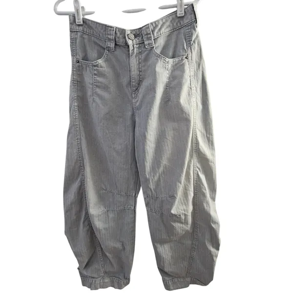 BDG Urban Outfitters Grey Baggy Denim Pants Size 4 - Image 3