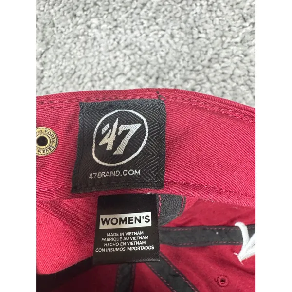47 Brand Alabama Crimson Tide Womens Baseball Cap Hat Crimson Red Script A - Image 4